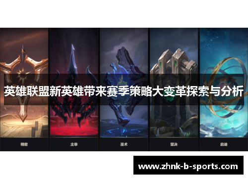 英雄联盟新英雄带来赛季策略大变革探索与分析 英雄联盟新英雄带来赛季策略大变革探索与分析